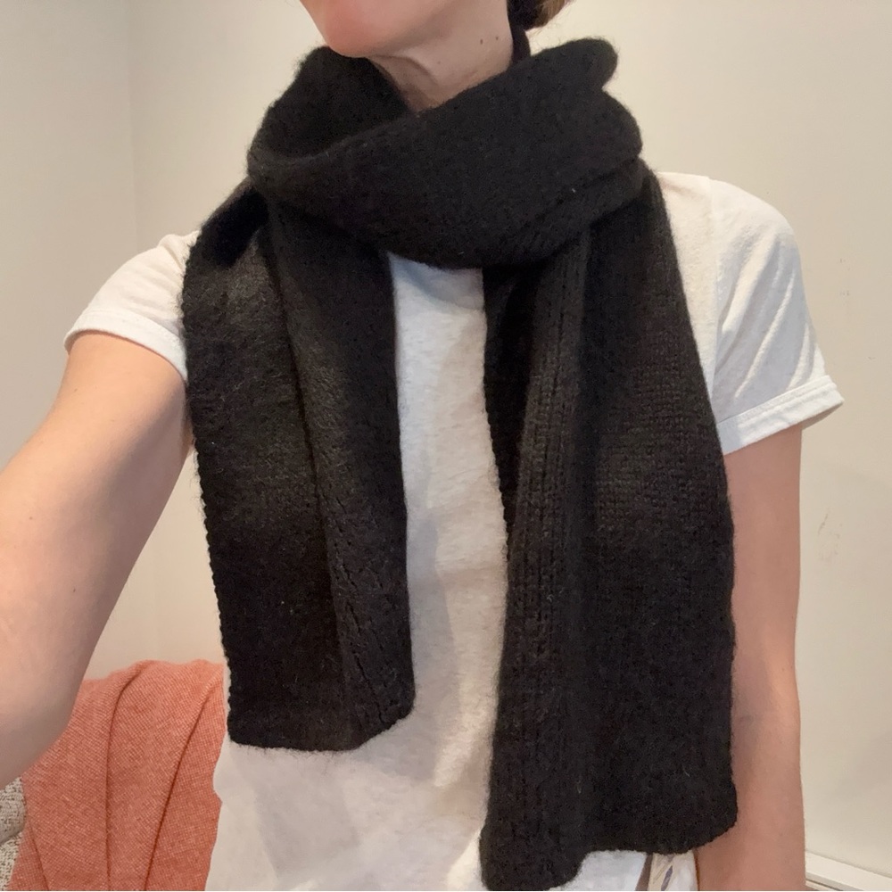 Industry of All Nations 100% Alpaca Knit Scarf Super warm